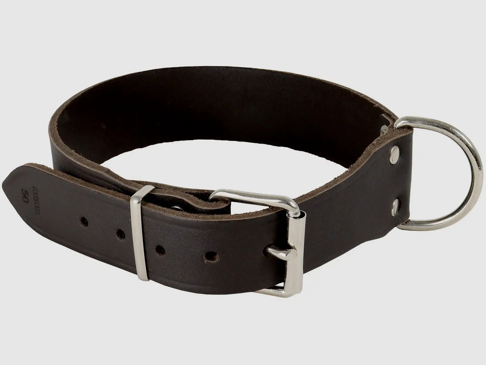 AKAH Halsband genietet aus Sattelleder extra breit, Bild 1 von 2