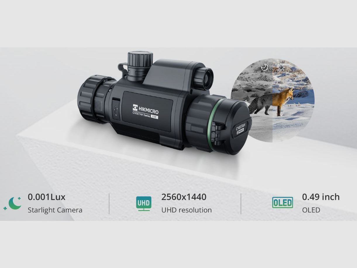 Hikmicro Cheetah C Cyfrowa nasadka C 32 F-RN, zdjęcie 5 z 9