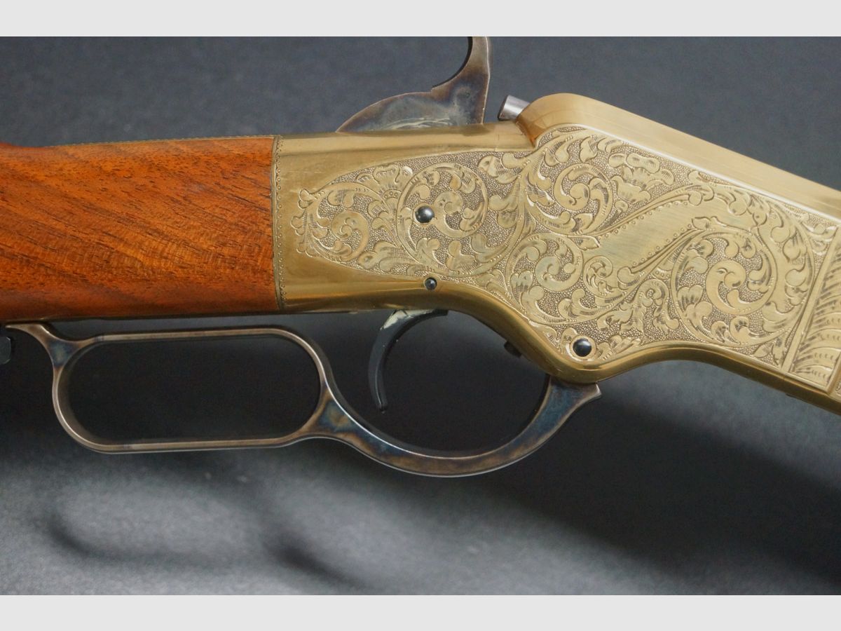 Uberti 1860 Henry Rifle Inciso a Mano 44-40, immagine 3 di 10