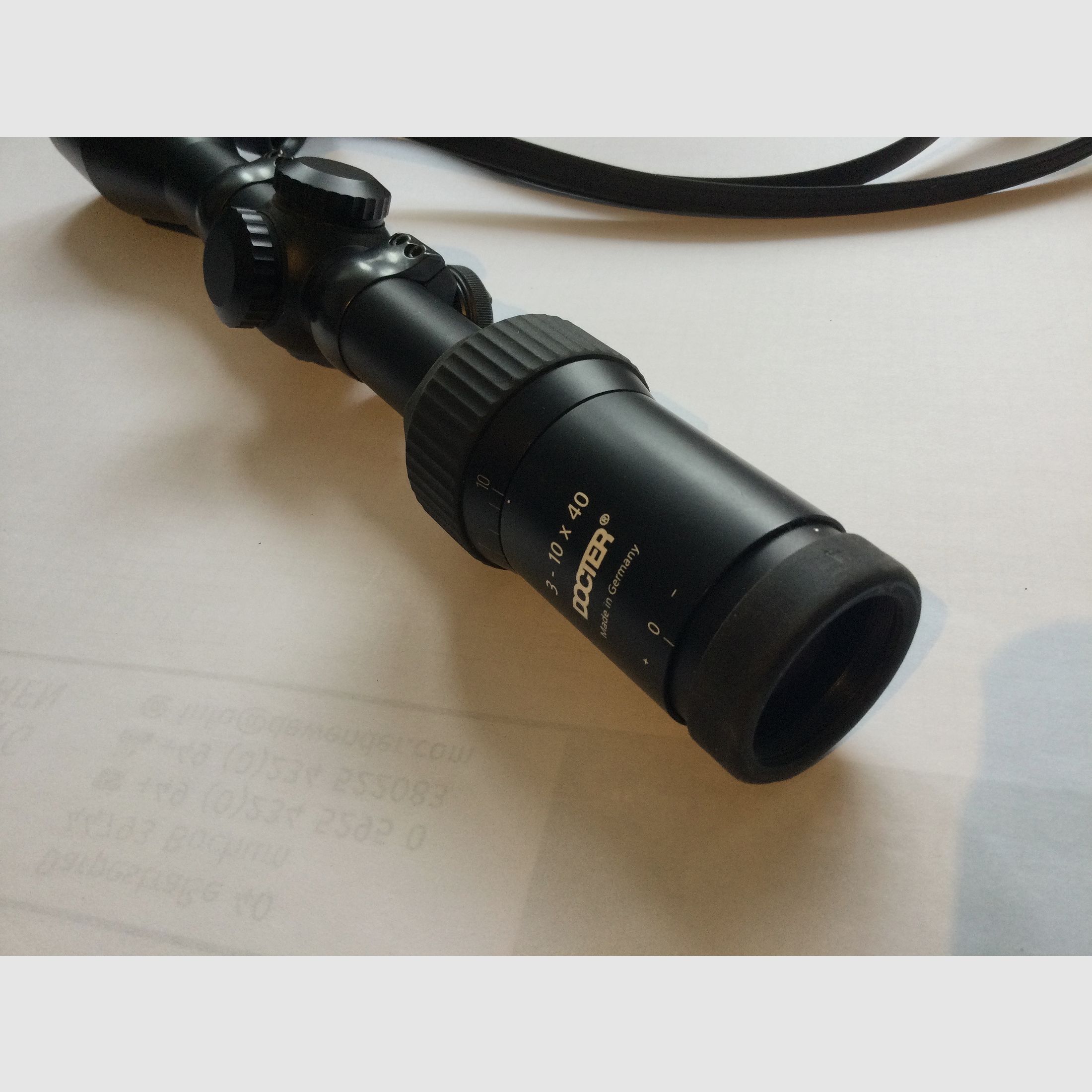 Zielfernrohr, Docter, Gebraucht aus Nachlass. 3-10x40