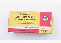 Kynoch, Angleterre cartouches de revolver .38 Special