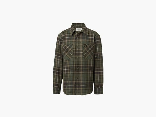 Chevalier Teal Light Flannel Hemlock Green Checked Junior Shirt 160