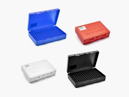 RC-Tech FOOD4GUNS Munitionbox für 9 mm 150 Stück, Farbe: blau