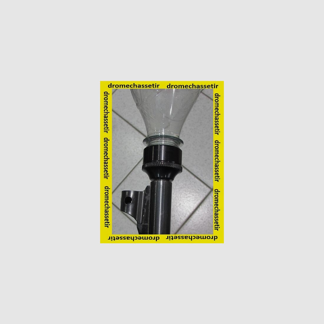 Adapter tłumika do karabinu .22lr, gwint 1/2×20 do butelki plastikowej, zdjęcie 1 z 2