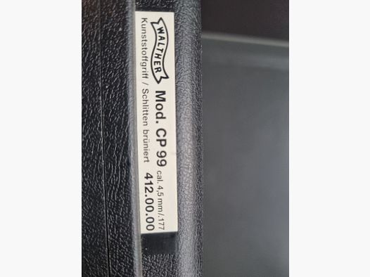 Walter CP 99 cal. 4,5 mm