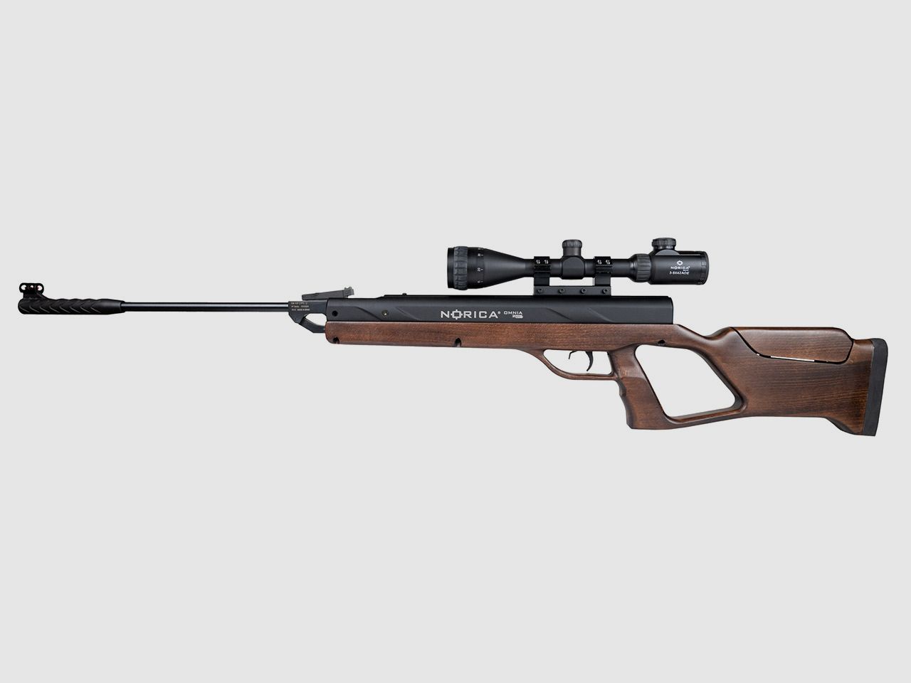 Knicklauf Luftgewehr Norica Omnia ZRS Luxe Buchenholzschaft prellschlagfrei Kaliber 4,5 mm (P18)