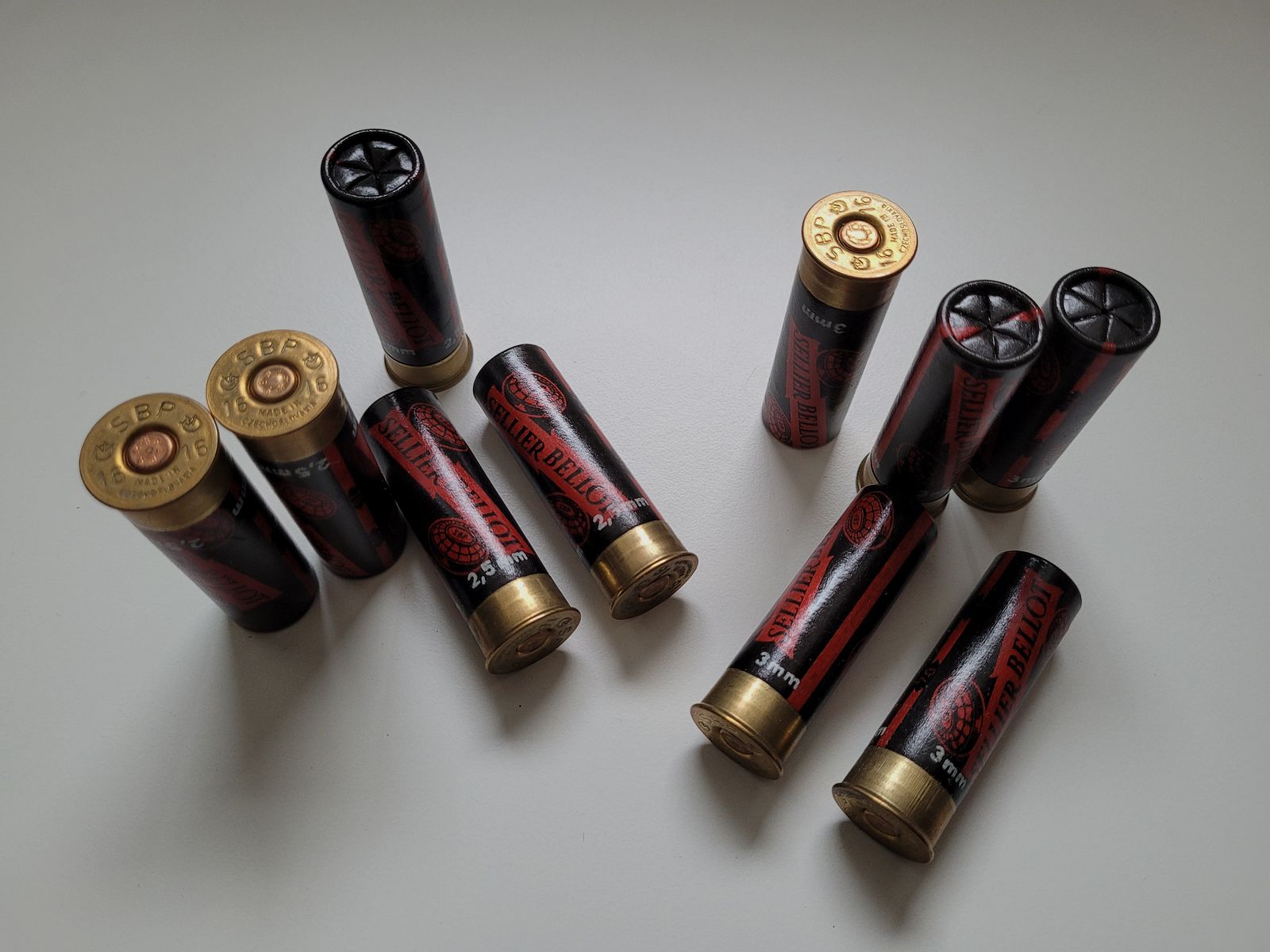 Schrot 16/70 Rood/Zwart van S&B 30,1g Schrotlading