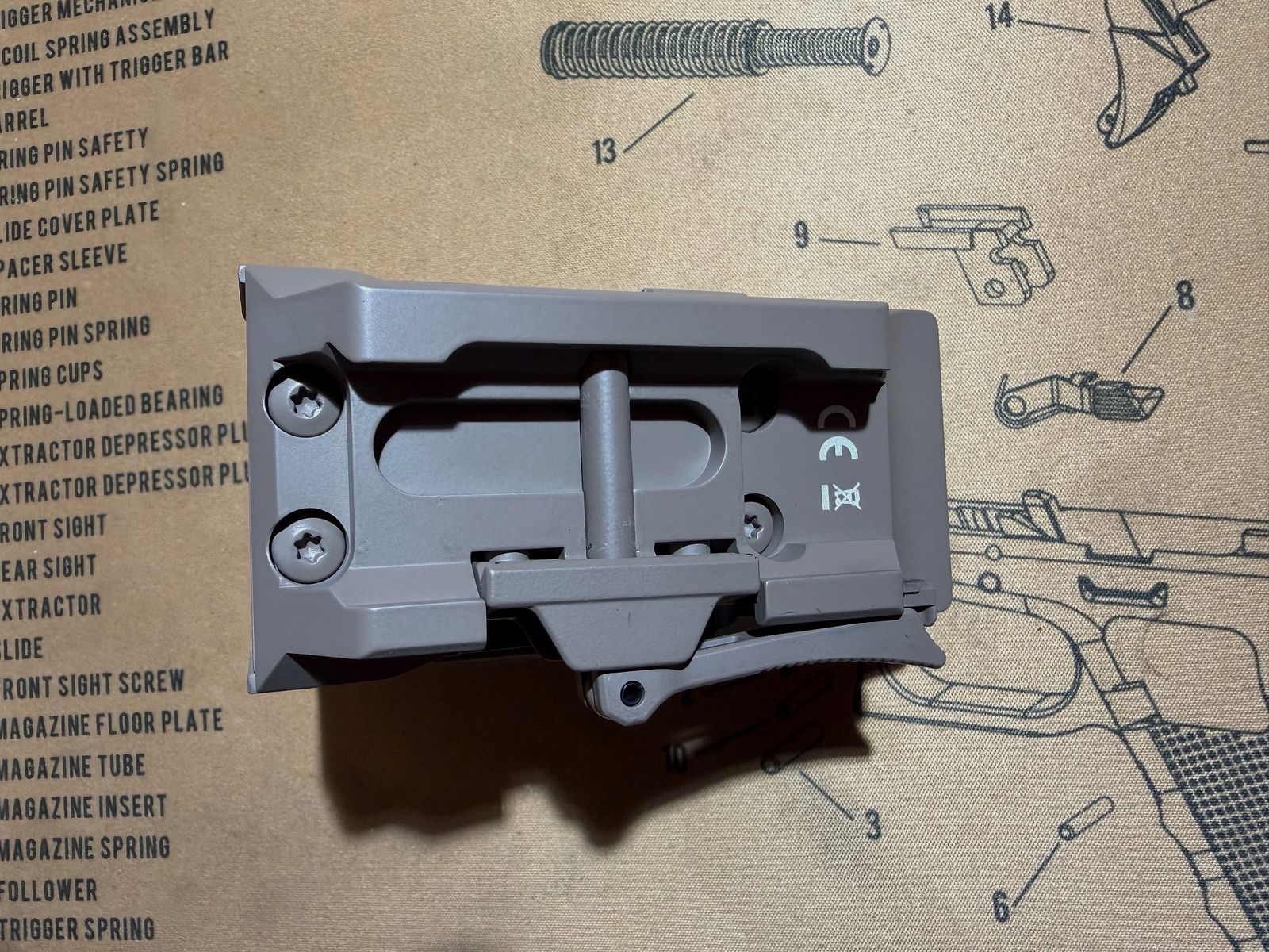  Holosun HS 510 C-GR-FDE  visor réflex