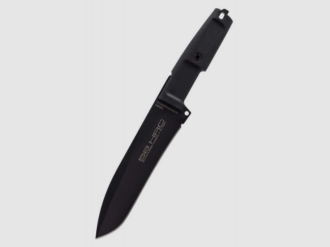 Extrema Ratio Dobermann IV schwarz Feststehendes Messer Böhler N690 Stahl