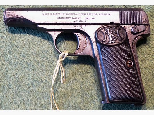 FN Selbstladepistole Mod. 1910 im Kal. 7,65 Browning aus einer Sammlung