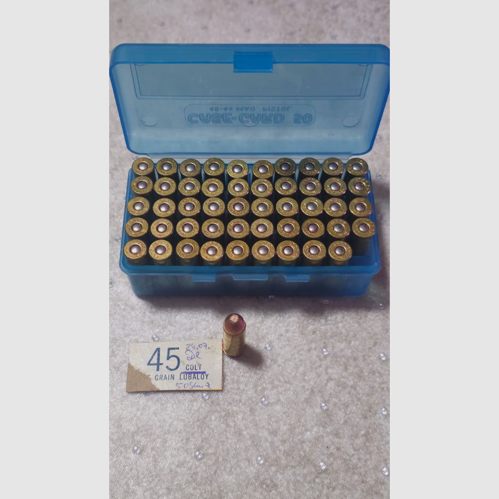 .45 Long Colt Blei-Flachkopf, Holspitz, 145 Stück