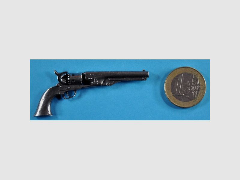 Vorderlader-Revolver Colt 1860 Army als Metall-Anstecker