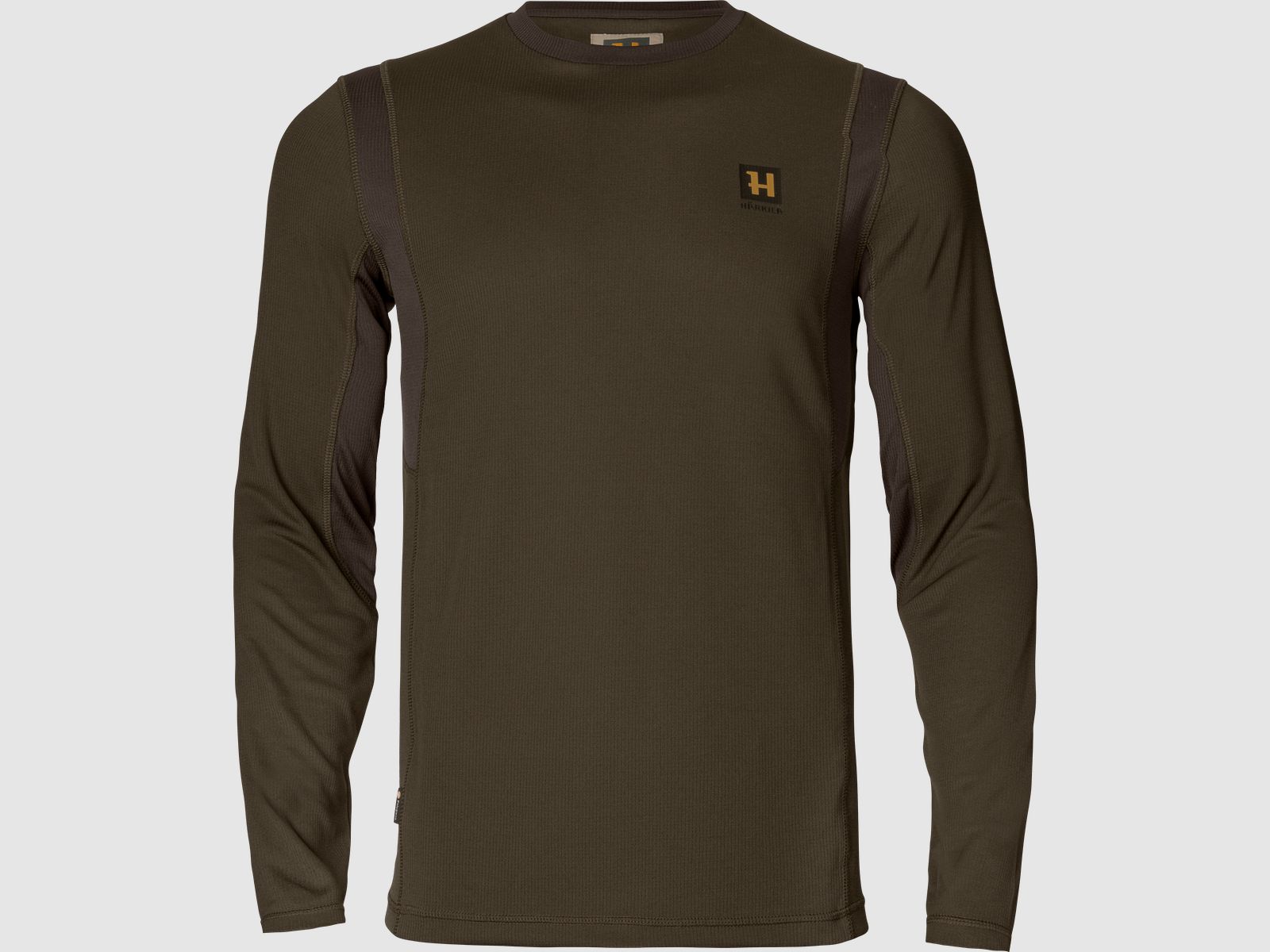 Härkila Forest Hunter L/S T-shirt Hombre Caza Verde/Marrón Sombra M