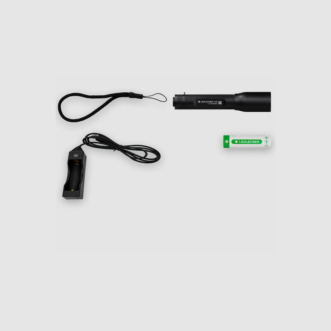Ledlenser 501048 LED Taschenlampe P3R mit AKKU Geschenk BOX 140 Lumen 100m