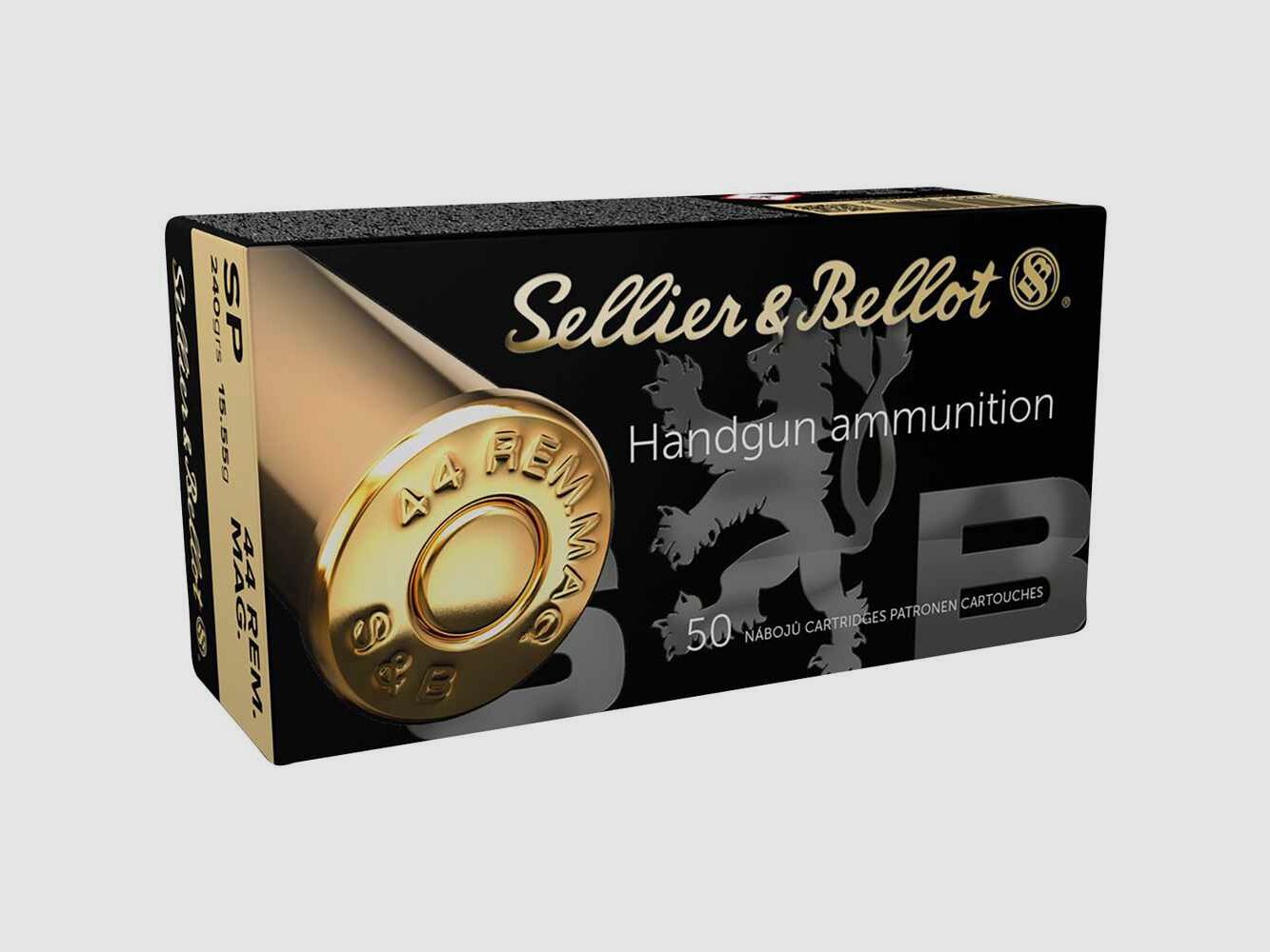 Sellier & Bellot .44 Rem. Magnum chaqueta parcial, calibre