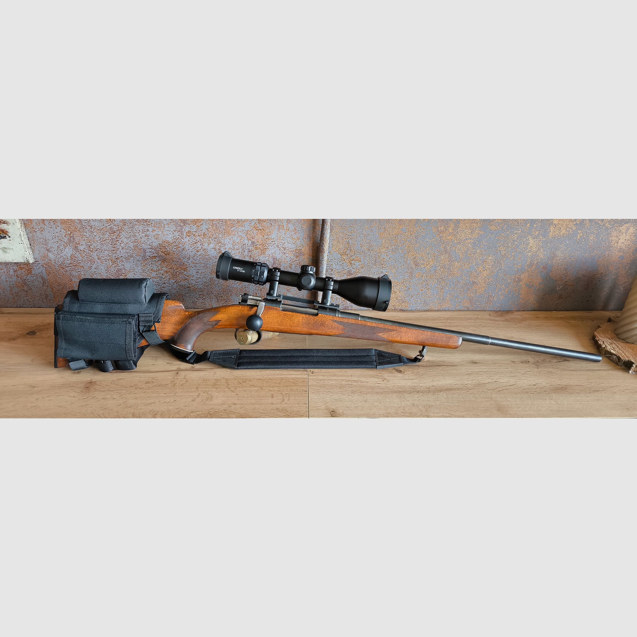 Repetierbüchse M38 Schweden Mauser 6,5×55 SE – jagdlich umgebaut, Zielfernrohr und Zubehör