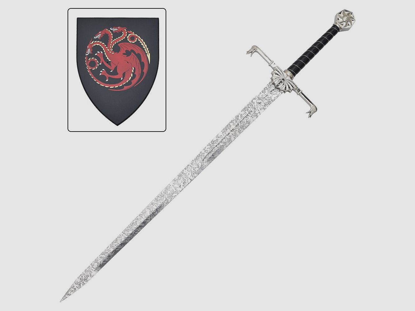 Espada de Aegon Targaryen con soporte de pared