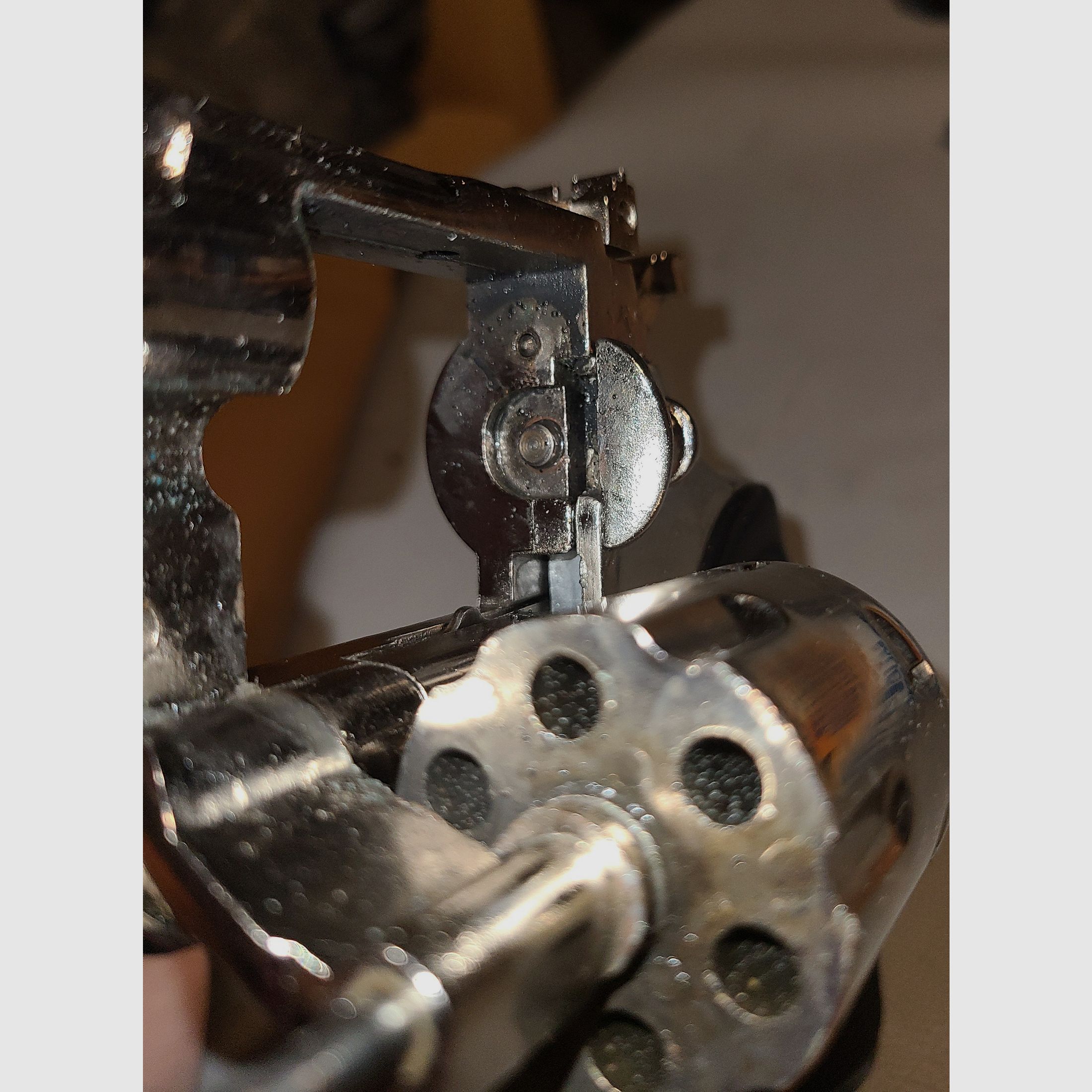 UMAREX PYTHON VERCHROMT/ ohne Zubehör/ mit OVP / cal. 9mm 380K / PTB  282-3 SCHRECKSCHUSS GAS REVOLVER SILVESTER SELBSTVERTEIDIGUNG / GEBRAUCHT 