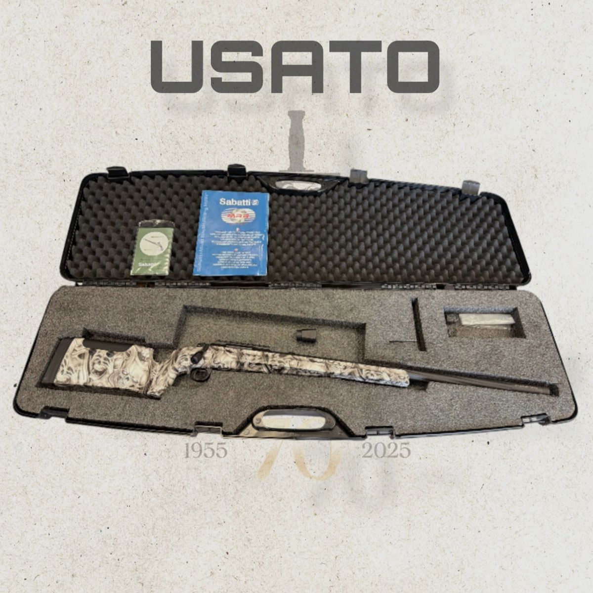 USED – RIFLE – SABATTI MOD. TLD WHITE FLUTED cal. 308 Win, image 7 of 7