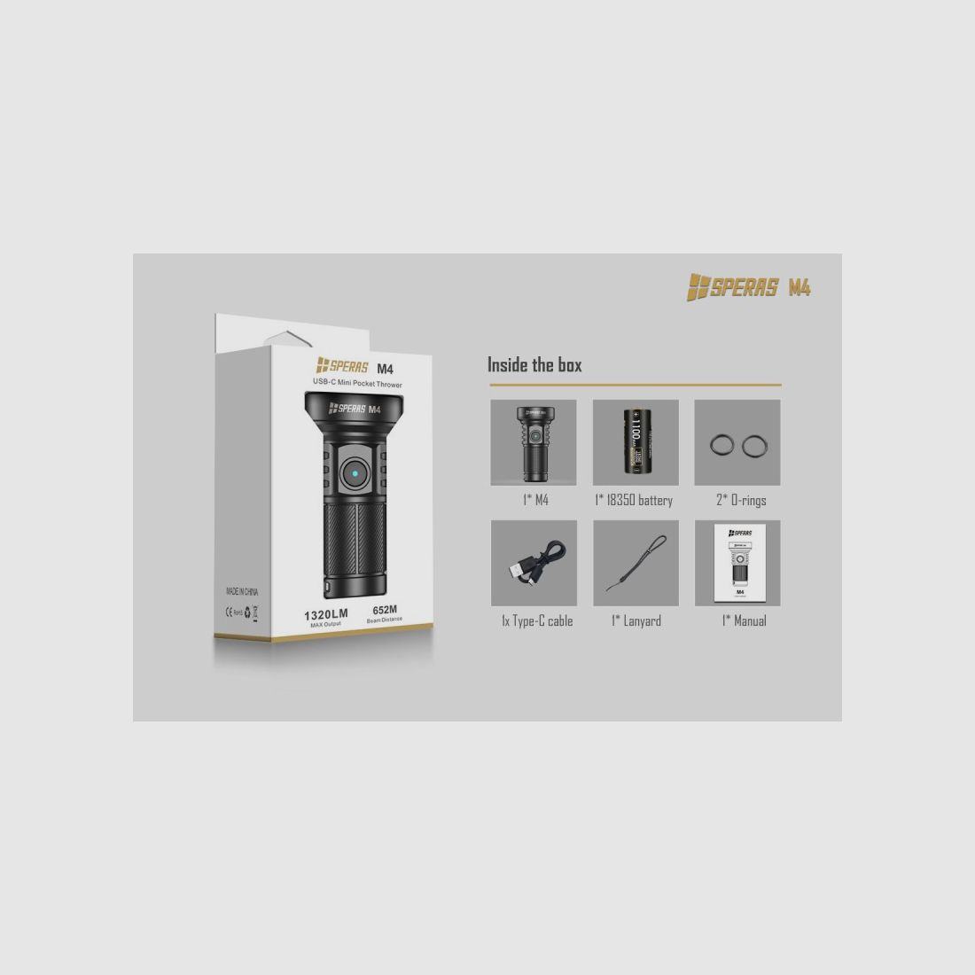 LED-TORCH 1320 LUMEN MIT EINEM LICHTSTRAHL BIS ZU 652M, Bild 11 von 11