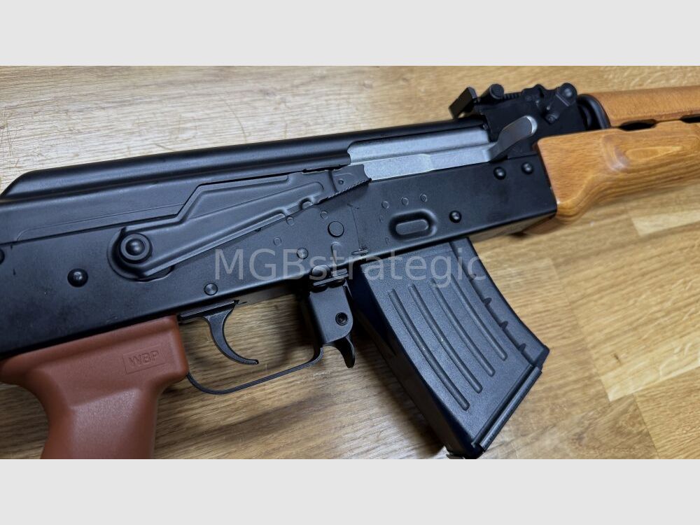 WBP Jack - rifle semiautomático 7,62x39 - sistema AKM AK47 AK74 con culata de madera laminada - se puede montar un bayoneta