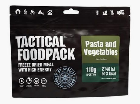 TACTICAL FOODPACK - PASTA AND VEGETABLES