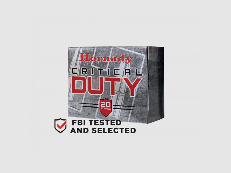 HORNADY CRITICAL DUTY - .357SIG 135GRS. - FLEXLOCK - 20 SCHOTEN