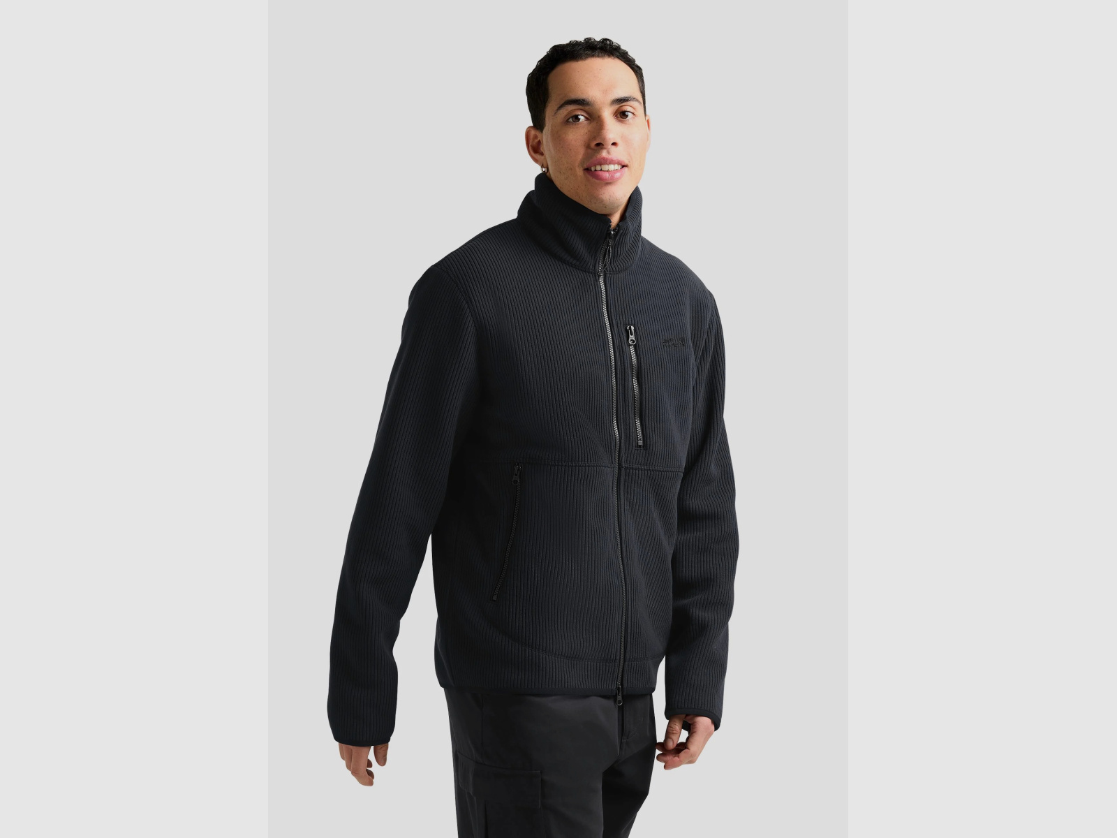 JACK WOLFSKIN Lake Ridge Jkt M Fleecejacke Herren Black