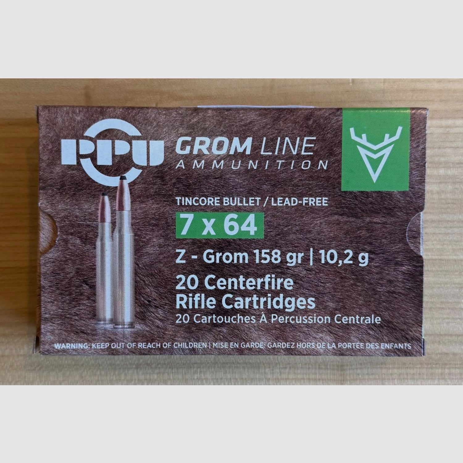 PPU Grom Line - bleifrei - Kal. 7x64 - 10,2g - 158gr