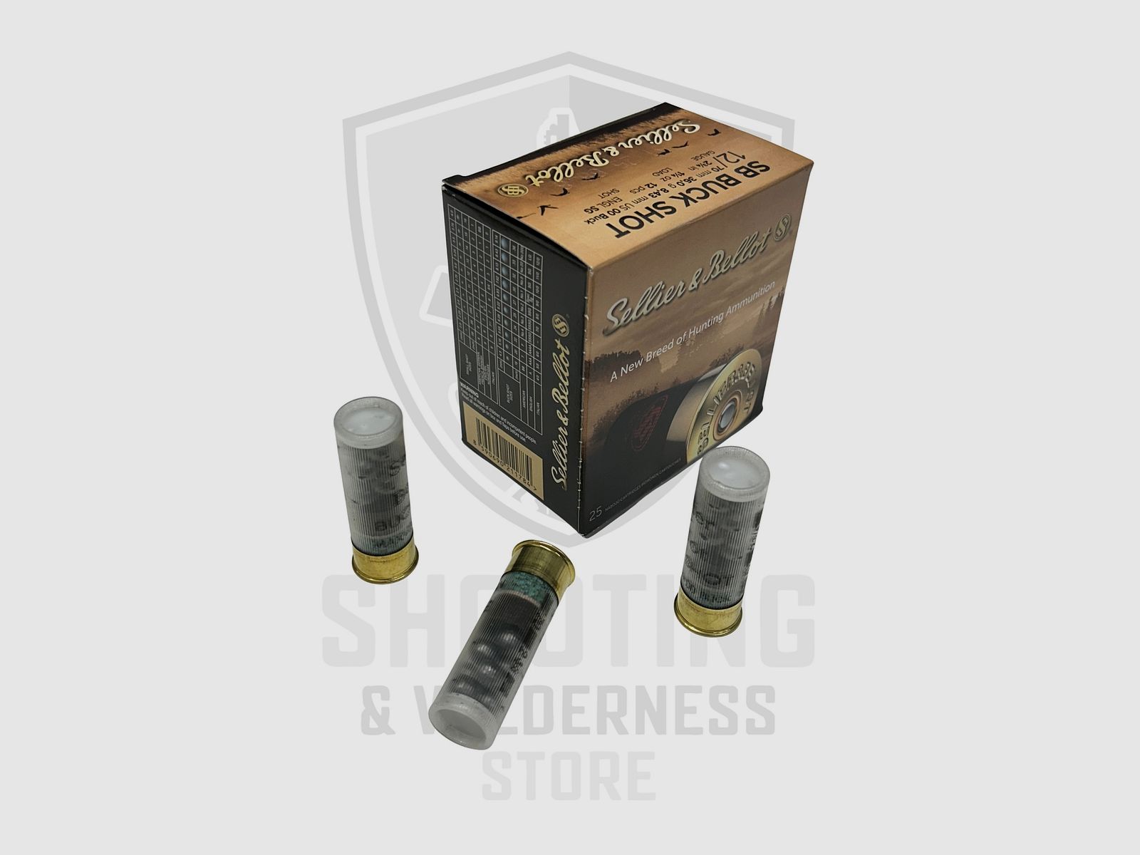 Sellier & Bellot Buck Shot 8.43mm 12/70 36g, Bild 1 von 2