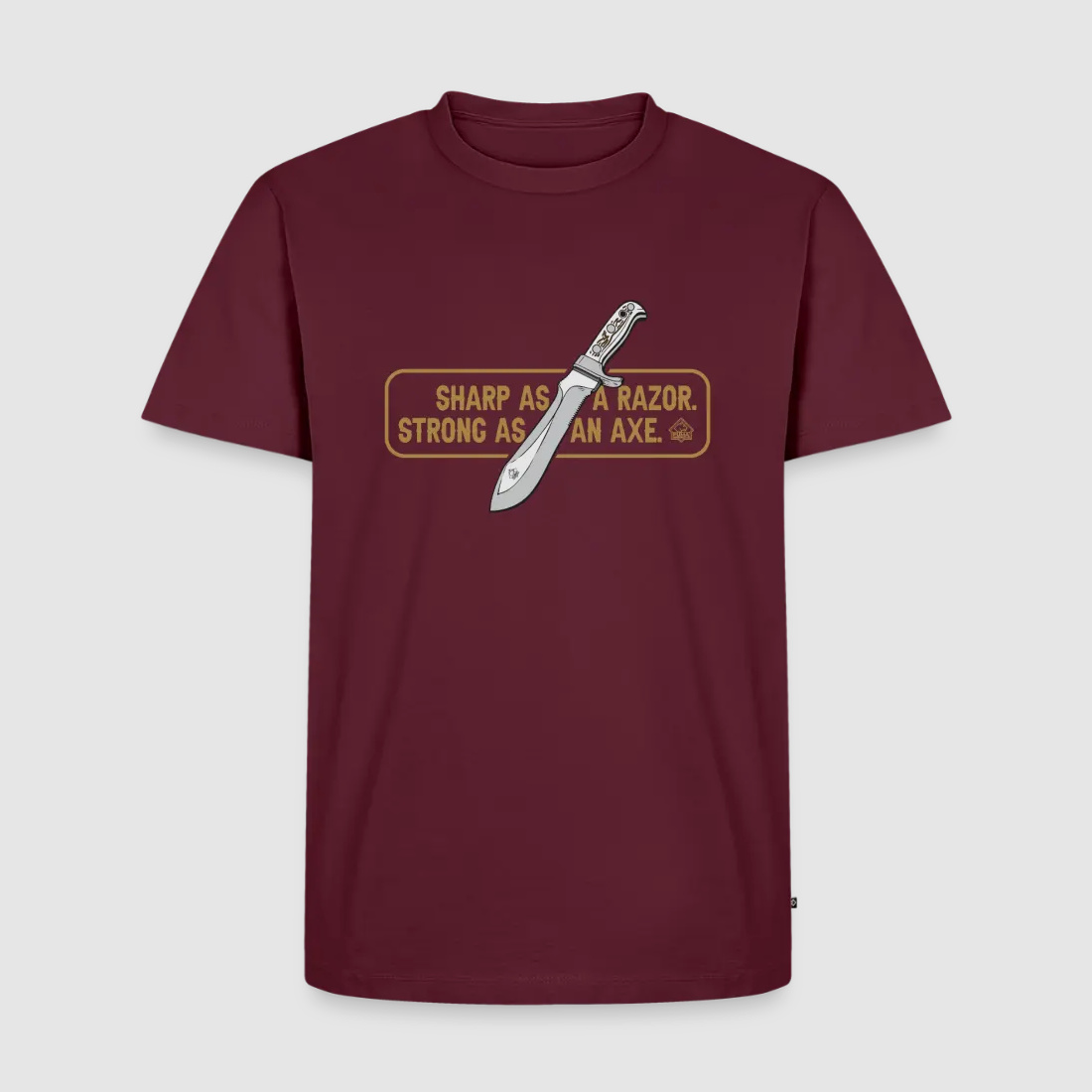 PUMA Men´s Premium T-Shirt "White Hunter Sharp & Strong"