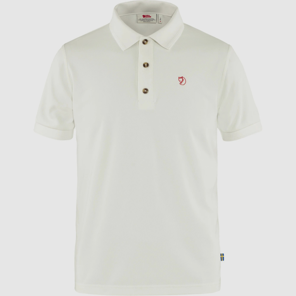 FJÄLLRÄVEN Crowley Pique Shirt M White