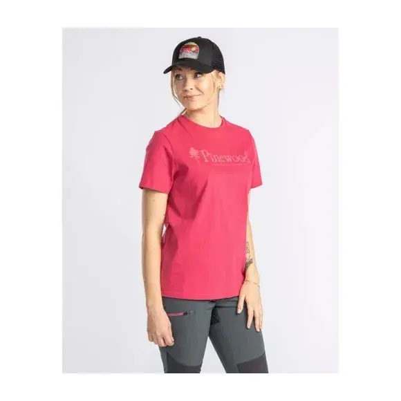 T-shirt Pinewood Outdoor Life Femme Rose, image 5 sur 6