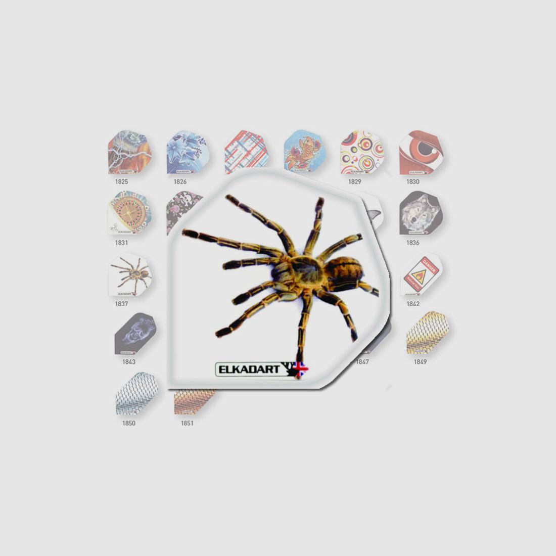 Elkadart Flights Spider II Diamond Form 3 StĂĽck