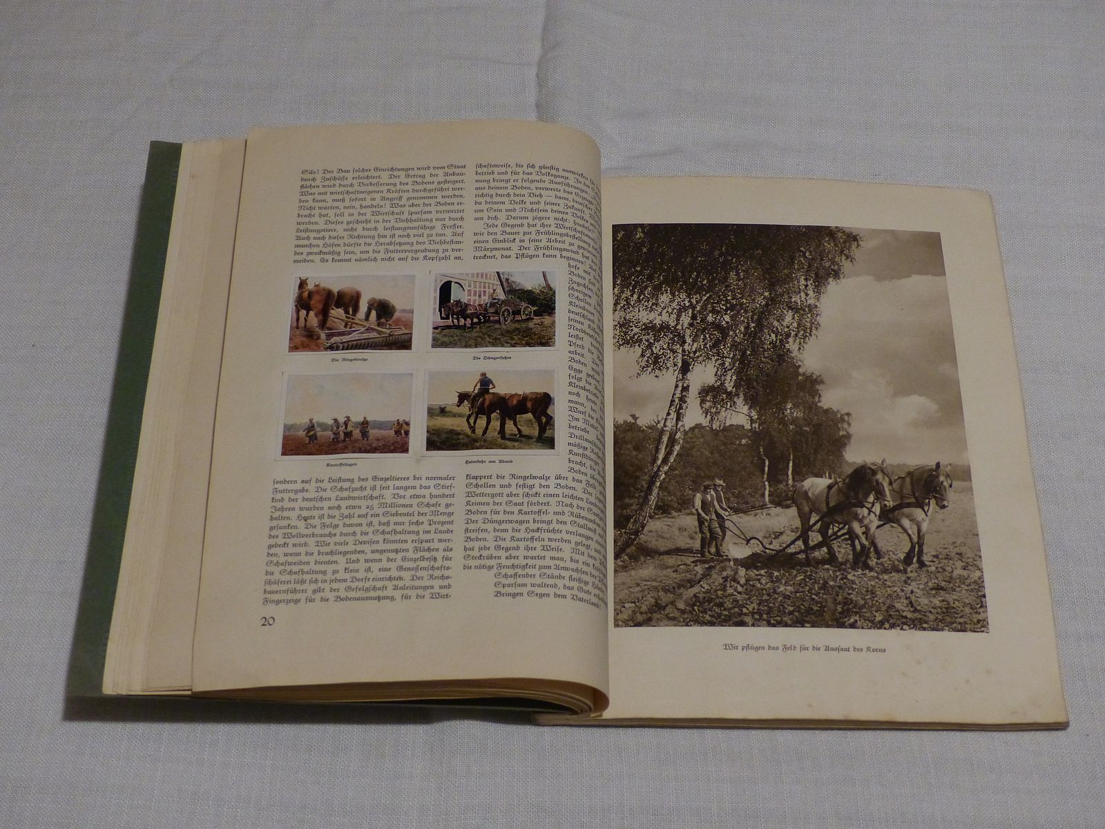 Album di adesivi completo Auf deutscher Scholle 1935