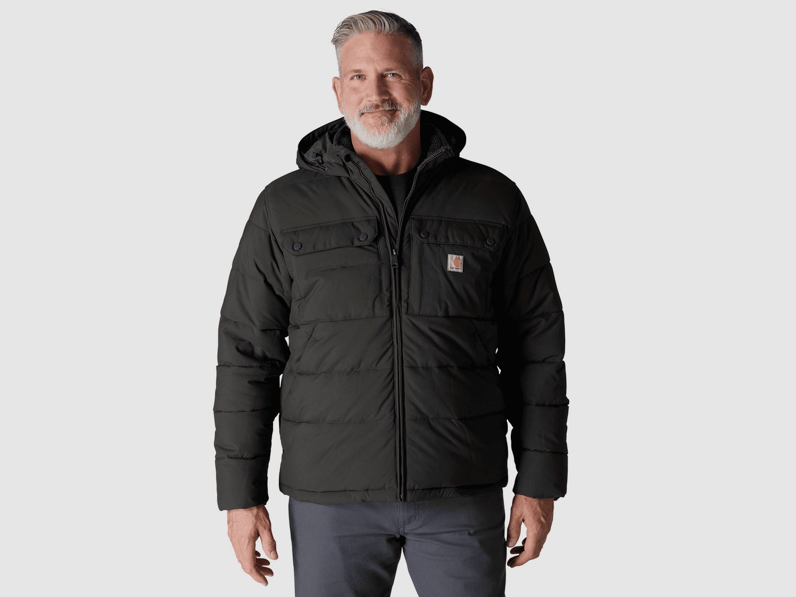 Giacca Isolata Carhartt Montana Loose Fit Uomo Nera S