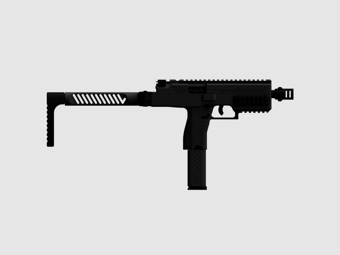 Replik SMG VMP-1 Vorsk - 0,95 Joule - Matt Schwarz - Präzision und Robustheit für Airsoft, Bild 9 von 10