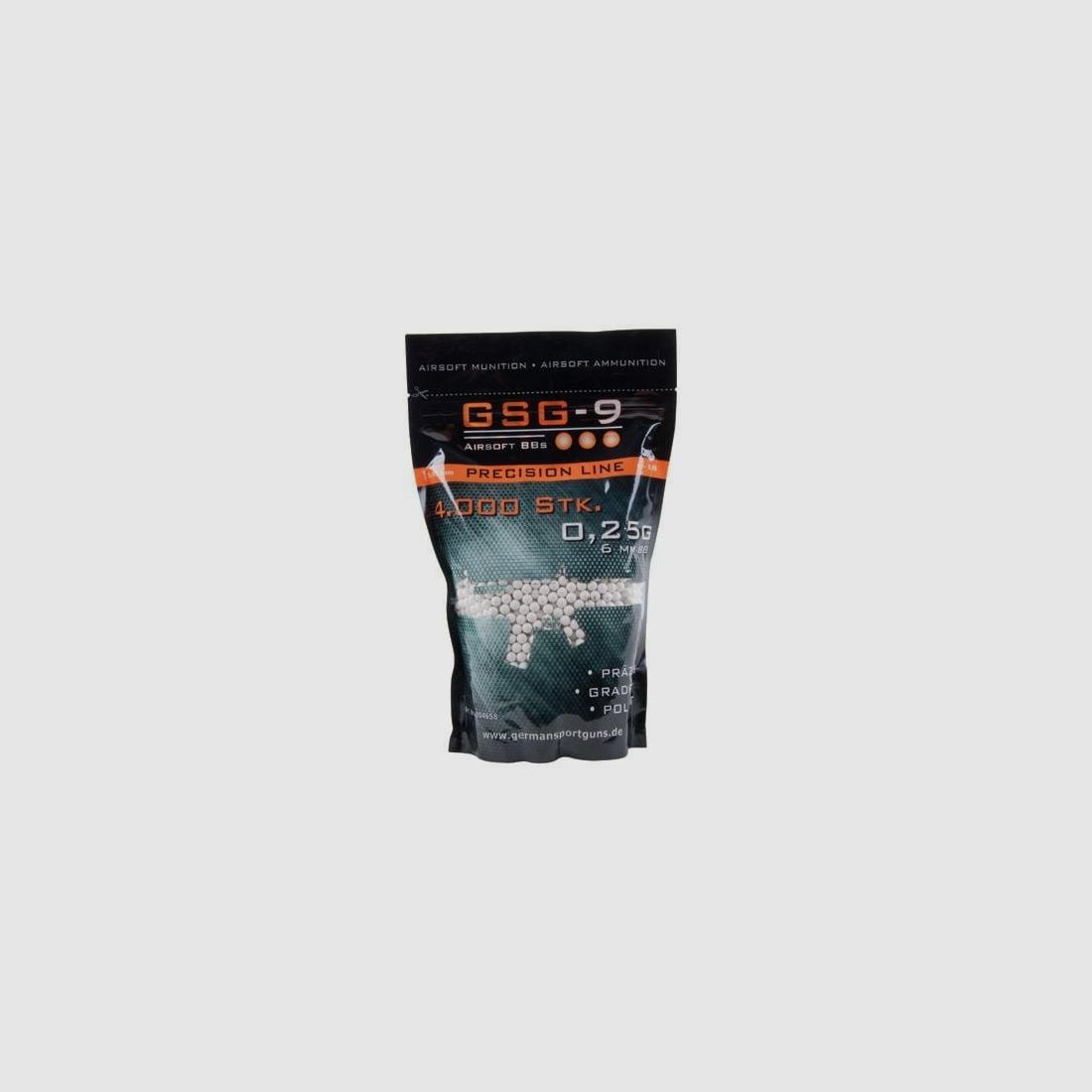 GSG-9 BB's 0.25 g Precision Line Airsoft Balls - 4,000 pcs.