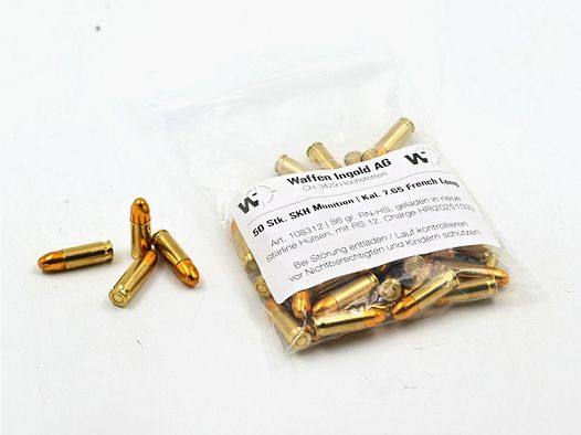 SKH, 7.65 français long, RN-HS 86 gr, 50 pcs.