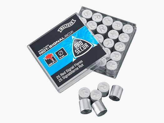 Walther ProSecur Caja de No-Signal - 25 unidades.