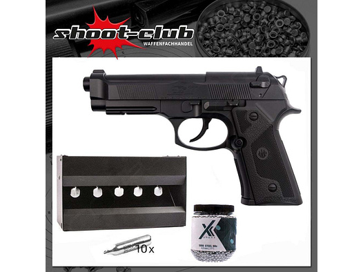 Beretta	 Elite II CO2-Pistole 4,5mm Stahl BBs im Plinking-Set