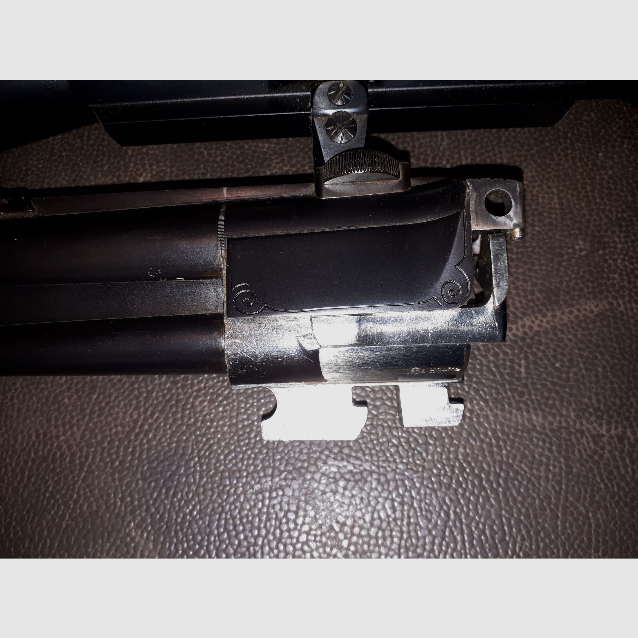 Fusil à deux coups Krieghoff Teck avec lunette.