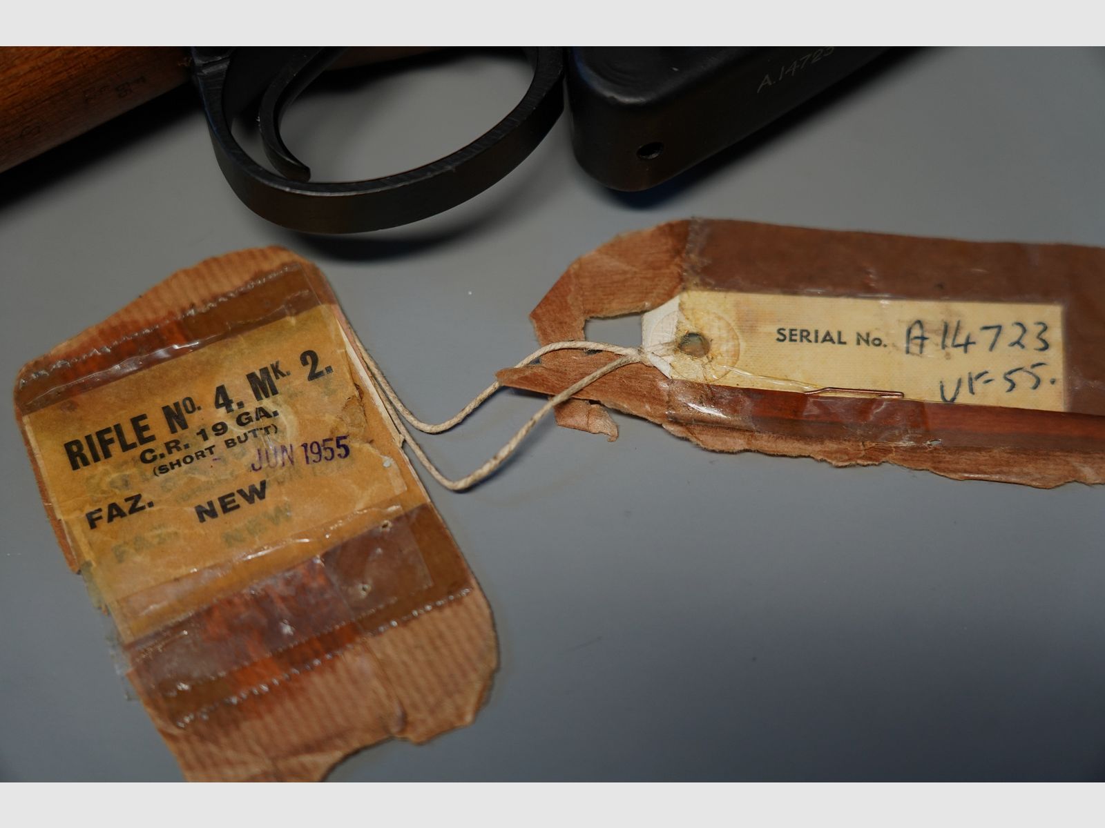 réservé ! Enfield Mark 4 carabine, arme d'arsenal en état neuf, calibre .303 britannique