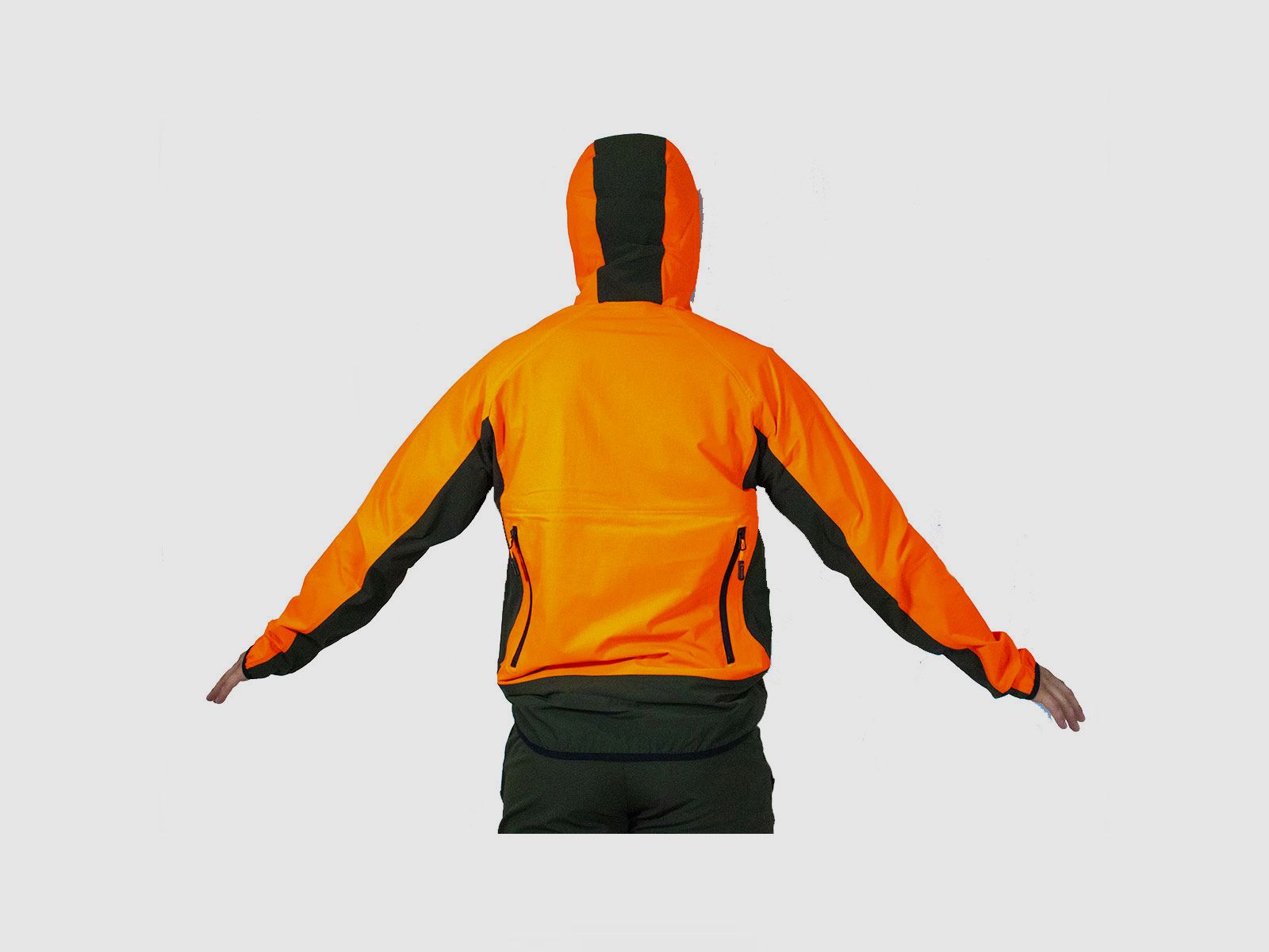 BLATEX – VESTE STRETCH VERT/ORANGE, image 5 sur 8