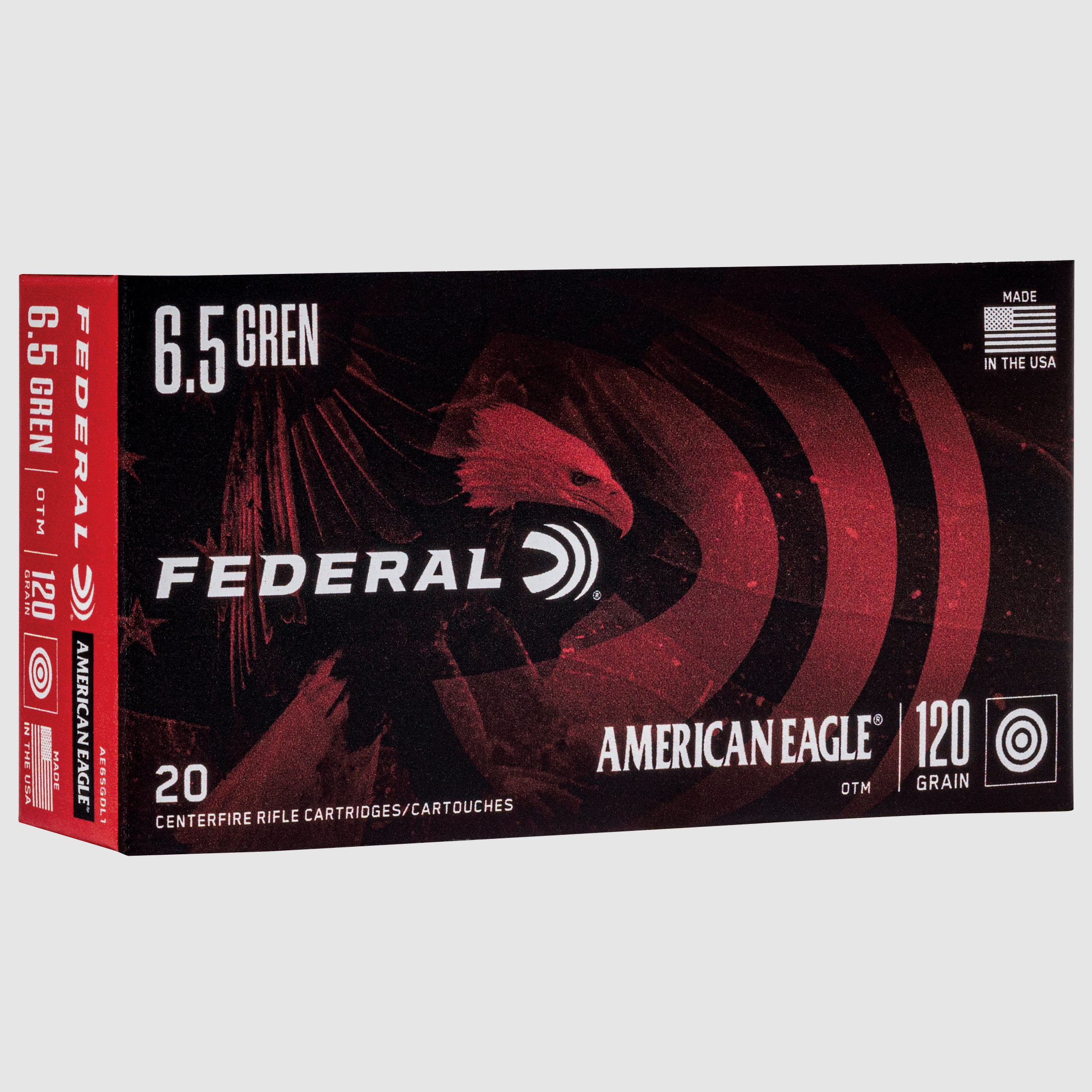 Federal Büchsenmunition American Eagle 6,5 mm Grendel 7,8g Open Tip Match, Bild 1 von 2