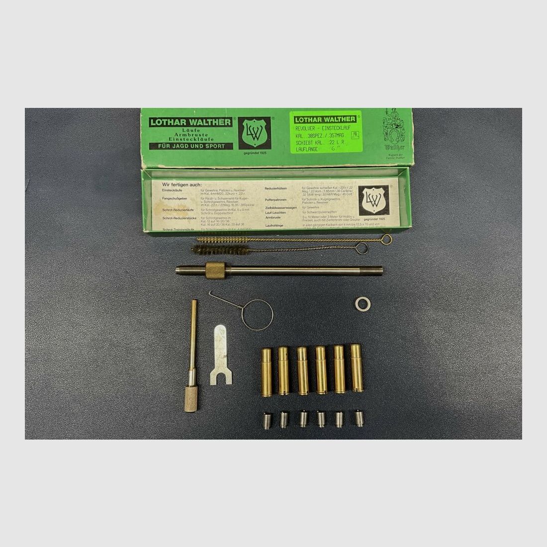 Insert barrel Lothar Walther 38 special/357 Mag .22lr