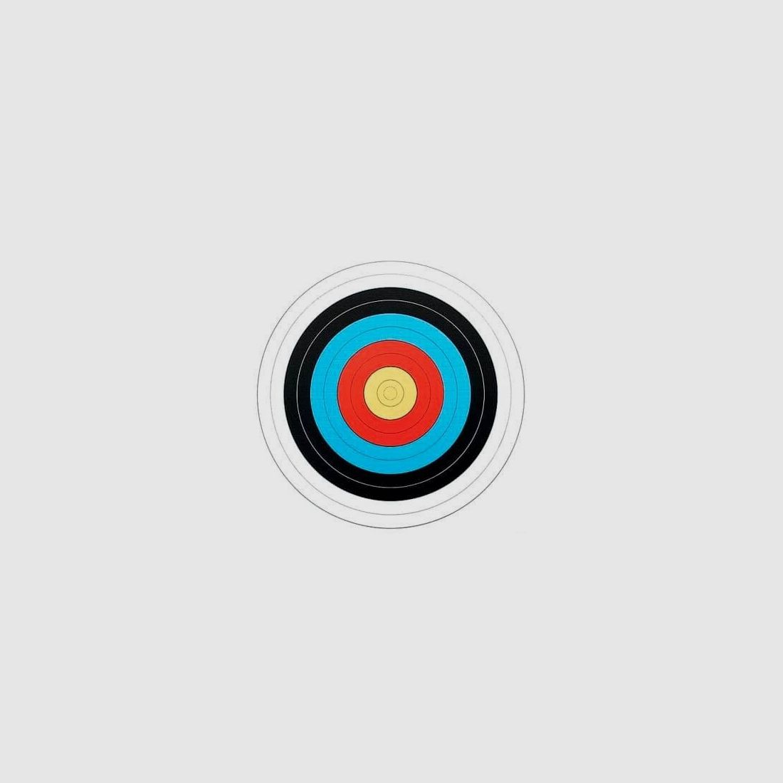 Paper archery target – 10 pieces, image 1 of 2