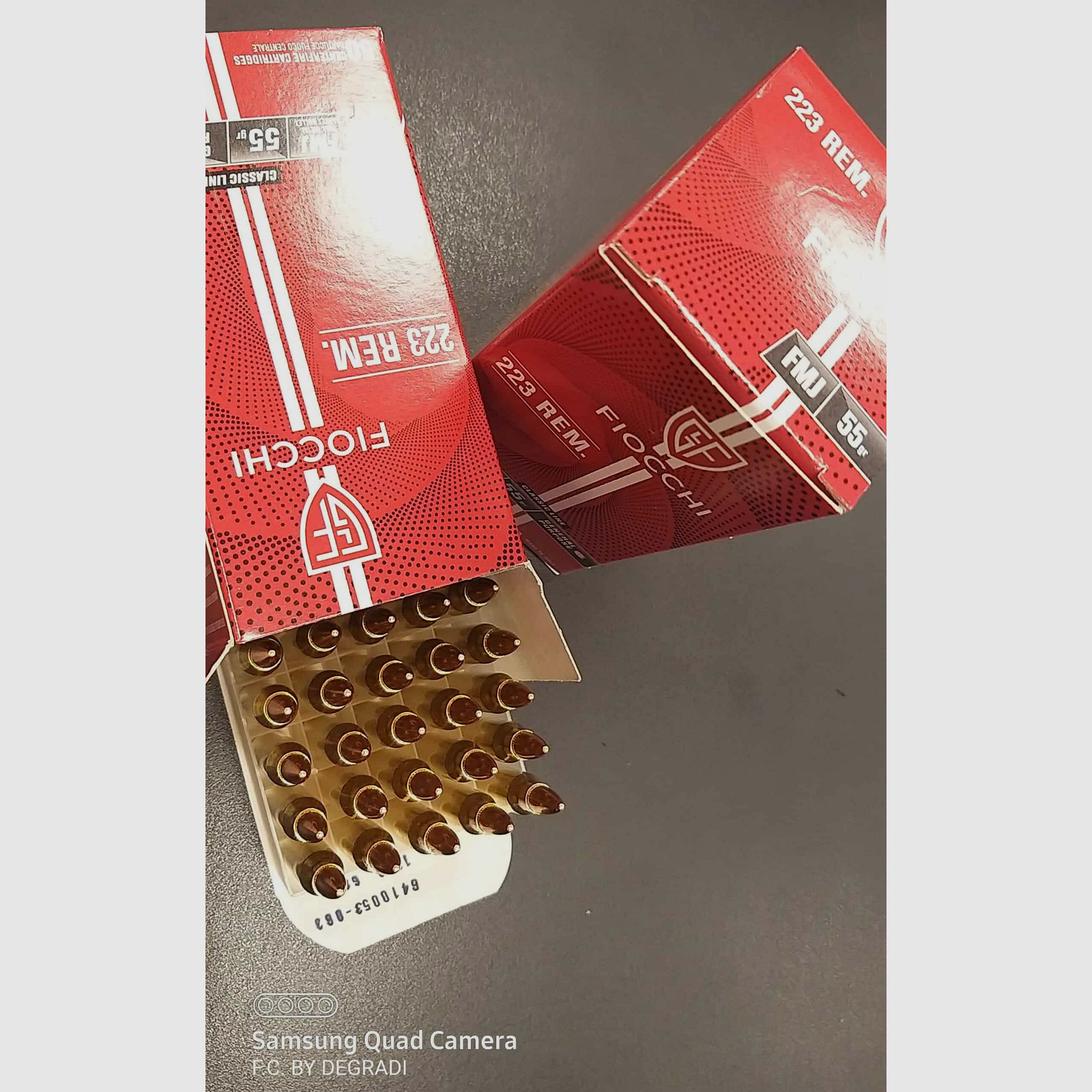 FIOCCHI 223 REM-FMJ 55 GR. SUPER OFFER €22 x QUANTITY 20 PACKAGES