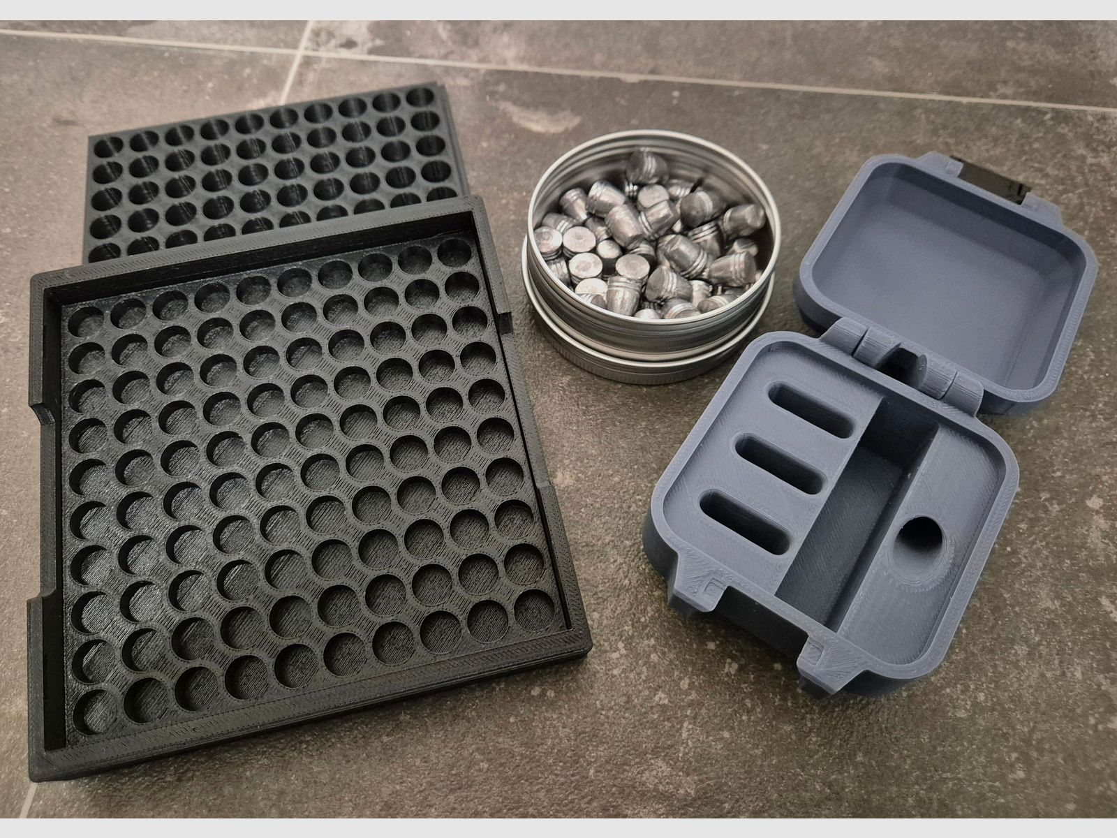 48x AEA HPMax 95Grain projectielen + .35 transportdoos + Megalobox