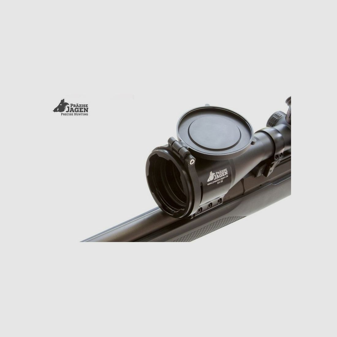 Precise hunting flip cover small for clamp sleeves up to 61mm